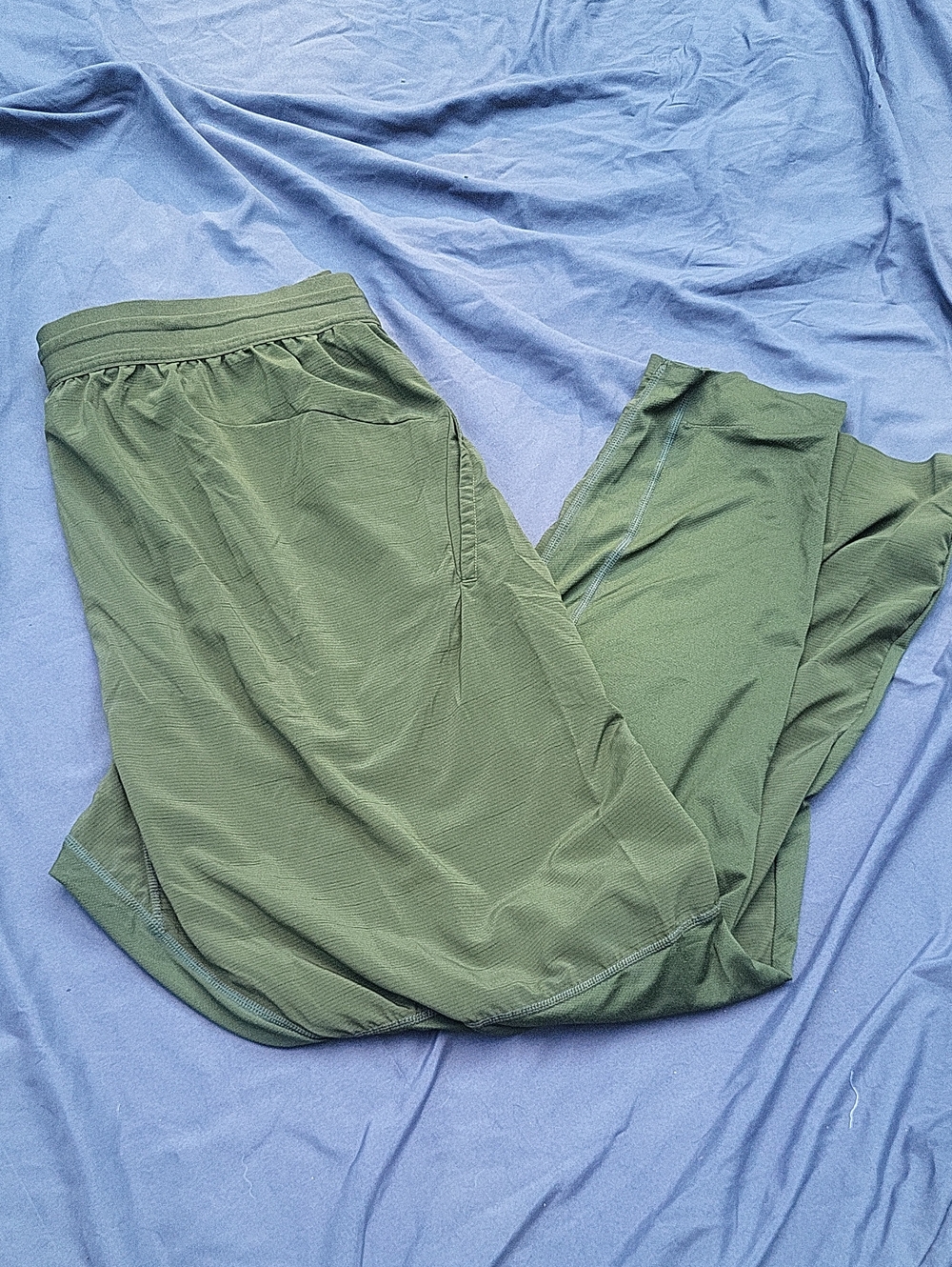 Nike Women's Olive Green Dri-FIT Athletic Yoga Pants XL